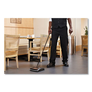 Rubbermaid® Commercial Brushless Mechanical Sweeper, 44" Handle, Black-yellow freeshipping - TVN Wholesale